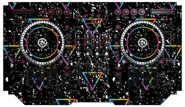 Numark NS 7 II Skin Minimal Rainbow
